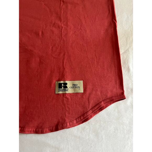 VTG Nautica Burgundy with Pocket T Shirt Size L NWT - Picture 3 of 8